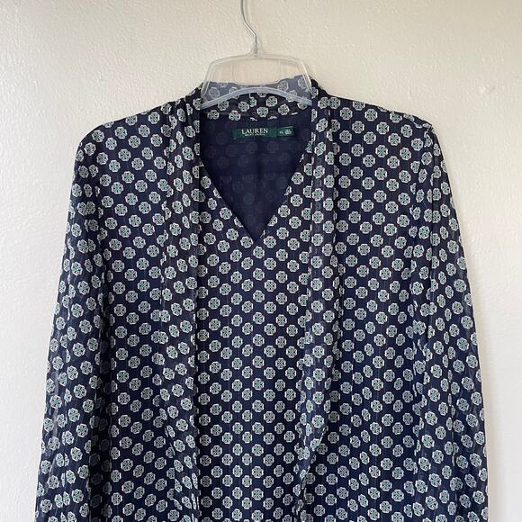 Lauren Ralph Lauren Size XL Double layer blouse - Picture 3 of 13